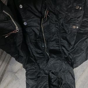 Heavy Look Leather Rain Coat New One
