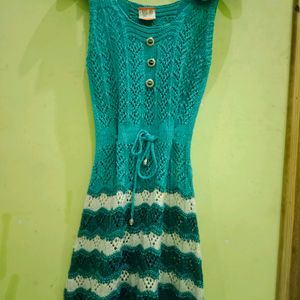 Crochet💙 Mini Dress