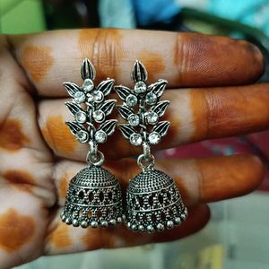 Combo Of 4 Set Oxidised Jhumka