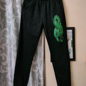 Jet black Jogger pant