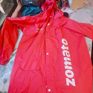 Zomato Raincoat Not Used New Good Condition