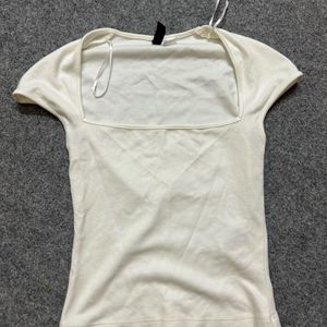 SQUARE NECK H&M TOP