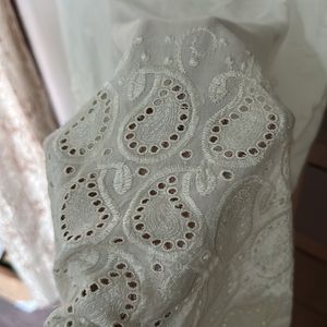 White Chinkari Palazzo