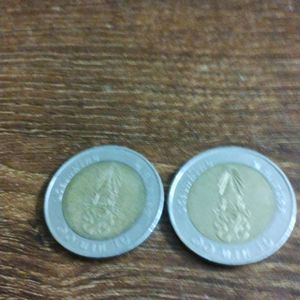 10 Bhat Thailand Coins For 2