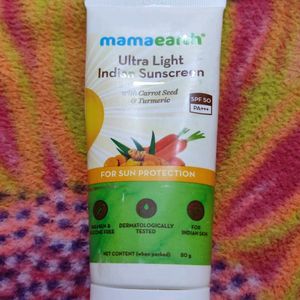 Mama Earth Ultra Light Indian Sunscreen And Nivea Gel Body Lotion Combo