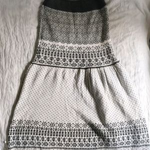 Korean Woolen Skirt/ Tube Top