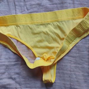 Bright Yellow Thong