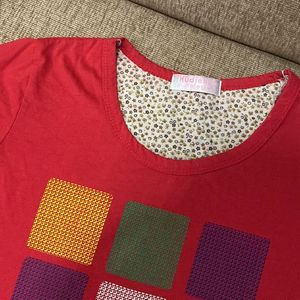 Red Cotton Tshirt