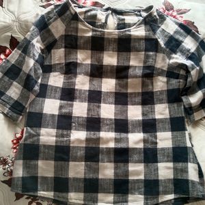 Cotton Check Top