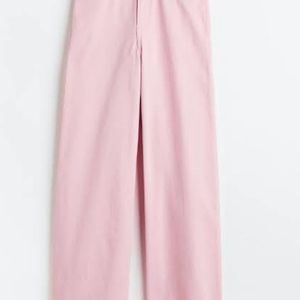 High Waist Trouser/Jeans For Women - Baby Pink