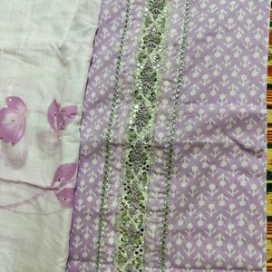 Lavender Kurta Set