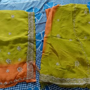 Unstitched Lehenga Choli Fabric And Duptta