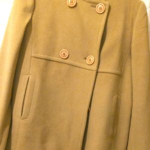 QUA WOOLEN COAT WITH INNER LINNING