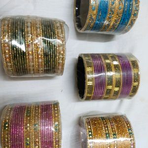 Combo Of 5 Colourfull Beautiful Bangles