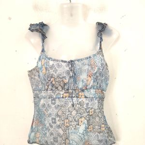 Ethnic Y2k Sleeveless Top