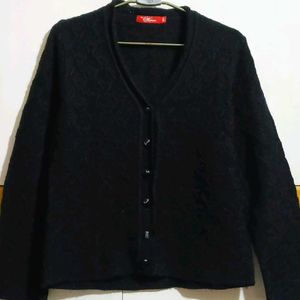 Jet Black Cardigan