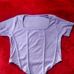 Beautiful Lavender Crop Top