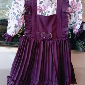 Beautiful Purple Colour Frock 🥰