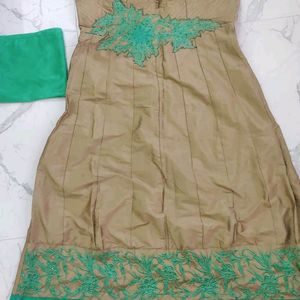 long kurti with dupatta