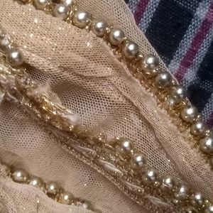 Golden Net Dupatta