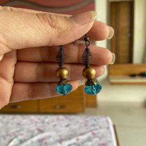 Artificial Antique Gold Earrings