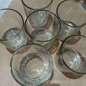 Set Of 6 Glasses Used For Water,Cold Drink,Wine