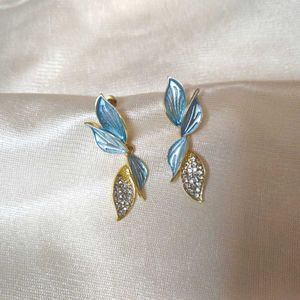 Korean Mermaid Tail Dangling Earrings