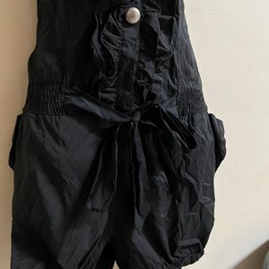 Korean Black Playsuit