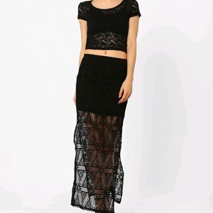 Stylish Cut Slits Skirt