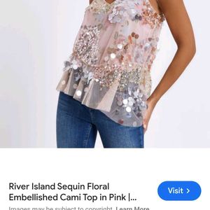 Sequine Branded Top 36 To 38