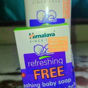 Himalaya Baby Powder With Free Bab