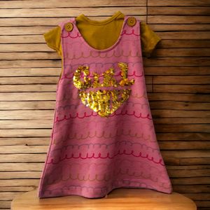Baby Girl Dungaree Frock Sets