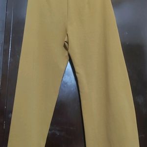 Khaki High Waist Trouser Pant For 34 Size