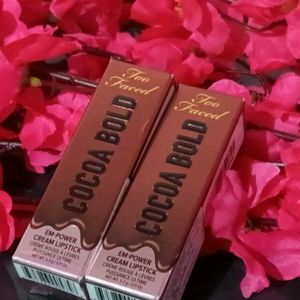 Too Faced Cocoa Bold Cream Lipstick - Ganache