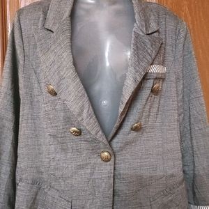 Grey Colour Blazer