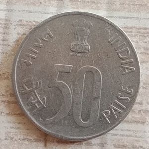 50 Paise Coin of 1997 Year (Unique Coi