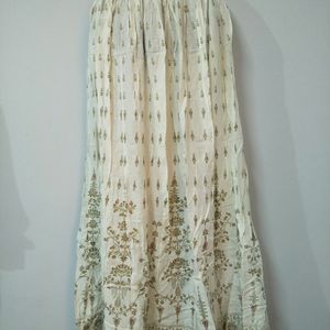 White Ethnic Skirt