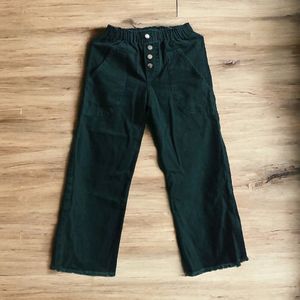 Green Wide Leg Pant