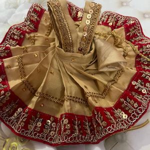 Laddu Gopal Hand Made Fancy Dress Fabric Cotton