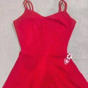 Red Skater Dress