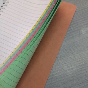 Clourful Spiral Diary Cum Notebook