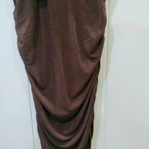 Bodycon Dress with Asymmetrical Design