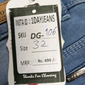 DG-106 Size-32 Slim Jeans