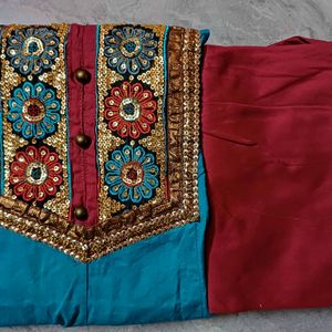 Handmade anarkali suit