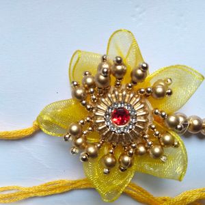 Rakhi For Bhaiya Bhabhi With Roli Akshat