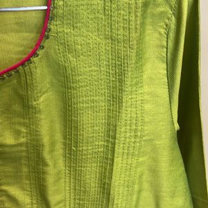 Parrot Green Kurta