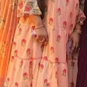 Pink Gown & Kurti