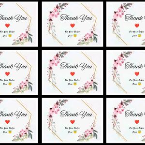 18 Pcs Thank You Sticker Only In ₹80