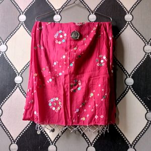 Pink Bandhni Dupatta