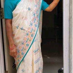 Saree. With Blouse